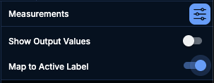 Map to active label